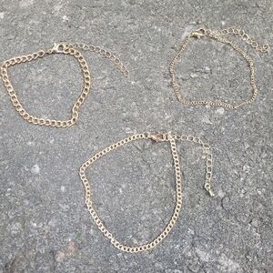 Gold Toned Bracelet Set
